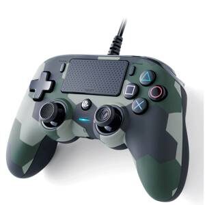 PS4 Nacon Wired Compact Controller Color Edition - Camo Green