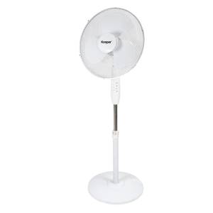 Kooper Ventilatore a Piantana Silent 3 Velocità Pale 40cm 40W Bianco